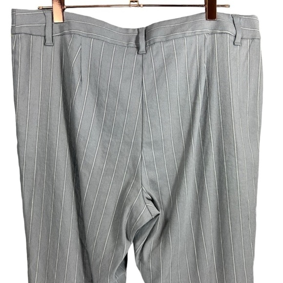 NWOT‎ J. Jill Linen Stretch Cropped Trouser Pants Gray Size 14P Career Office - Picture 7 of 10